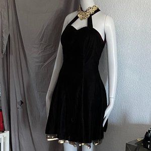 Velvet party dress 80s - 90s